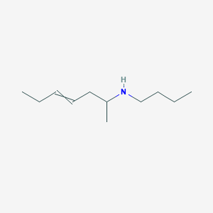 molecular formula C11H23N B12558769 N-butylhept-4-en-2-amine CAS No. 144194-15-0