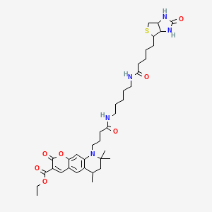 molecular formula C37H53N5O7S B1255882 ATTO 425 biotin derivative 