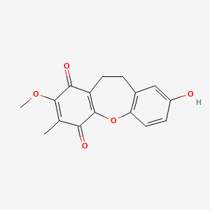 molecular formula C16H14O5 B1255890 Bauhinoxepin I 