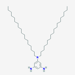 molecular formula C42H81N3 B12558937 N~1~,N~1~-Dioctadecylbenzene-1,3,5-triamine CAS No. 194354-81-9