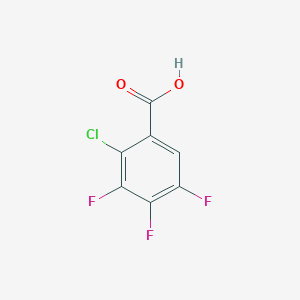 molecular formula C7H2ClF3O2 B12558991 2-Chloro-3,4,5-trifluorobenzoic acid CAS No. 144154-31-4