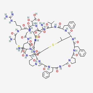 molecular formula C89H125N25O25S3 B1255900 Lanthiopeptin 