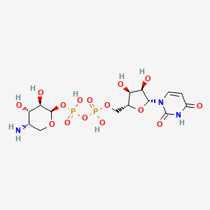 UDP-4-amino-4-deoxy-beta-L-arabinopyranose