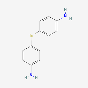 molecular formula C12H12N2Te B12559339 Benzenamine, 4,4'-tellurobis- CAS No. 144382-01-4