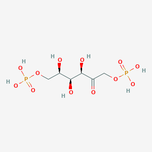 molecular formula C6H14O12P2 B1255939 D-sorbose 1,6-bisphosphate 