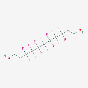 molecular formula C11H10F14O2 B12559425 3,3,4,4,5,5,6,6,7,7,8,8,9,9-Tetradecafluoroundecane-1,11-diol CAS No. 190909-04-7