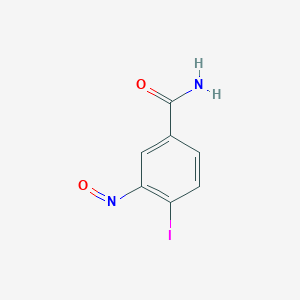 molecular formula C7H5IN2O2 B12559498 4-Iodo-3-nitrosobenzamide CAS No. 169262-73-1