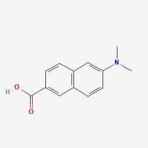 molecular formula C13H13NO2 B1255954 6-(Dimethylamino)-2-naphthoic acid CAS No. 5043-05-0