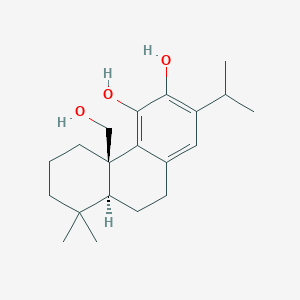 molecular formula C20H30O3 B1255956 11,20-Dihydroxyferruginol 