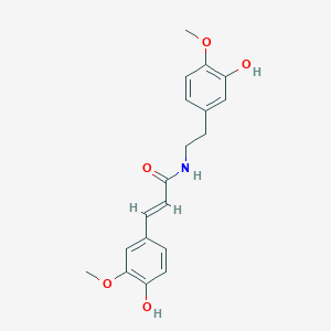 molecular formula C19H21NO5 B1255964 N-trans-feruloyl-4'-O-methyldopamine CAS No. 78510-20-0