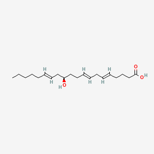 molecular formula C20H34O3 B1255965 (12R)-12-Hydroxy-5,8,14-icosatrienoic acid 