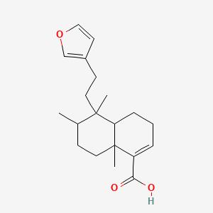 molecular formula C20H28O3 B1255969 Hardwickiic acid 