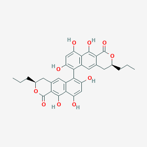 molecular formula C32H30O10 B1255970 Talaroderxine A 
