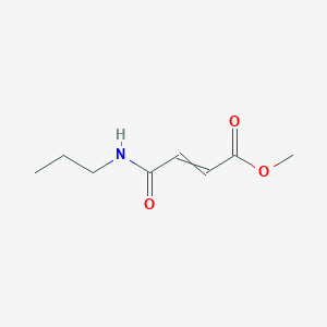 molecular formula C8H13NO3 B12559729 Methyl 4-oxo-4-(propylamino)but-2-enoate CAS No. 189129-23-5