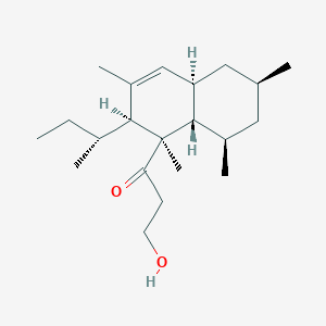 molecular formula C21H36O2 B1255973 probetaenone I 