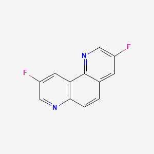 molecular formula C12H6F2N2 B12559853 3,9-Difluoro-1,7-phenanthroline CAS No. 191861-18-4
