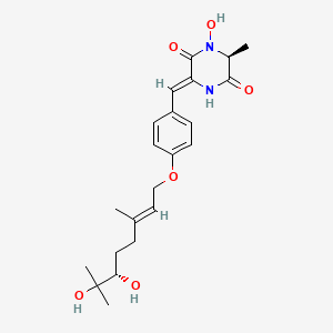 molecular formula C22H30N2O6 B1255988 Janthinolide B 