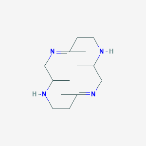 molecular formula C14H28N4 B12559902 2,5,9,12-Tetramethyl-1,4,8,11-tetraazacyclotetradeca-4,11-diene CAS No. 142130-58-3