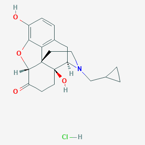 molecular formula C20H24ClNO4 B001256 盐酸纳曲酮 CAS No. 16676-29-2