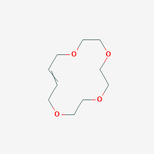 molecular formula C10H18O4 B12560071 1,4,7,10-Tetraoxacyclotetradec-12-ene CAS No. 192047-91-9