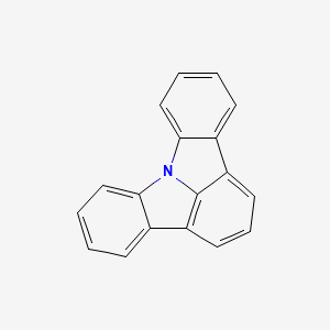 molecular formula C18H11N B1256015 Indolo[3,2,1-jk]carbazole CAS No. 205-95-8