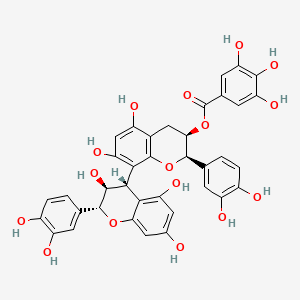 molecular formula C37H30O16 B1256018 procyanidin B4 3'-O-gallate 