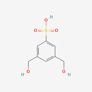 molecular formula C8H10O5S B12560262 3,5-Bis(hydroxymethyl)benzene-1-sulfonic acid CAS No. 142493-03-6