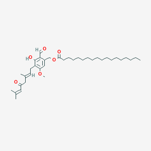 molecular formula C37H58O6 B1256033 Hericenone D CAS No. 137592-04-2