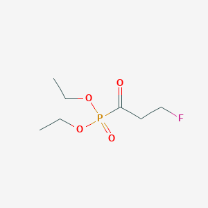 molecular formula C7H14FO4P B12560331 Diethyl (3-fluoropropanoyl)phosphonate CAS No. 184900-24-1