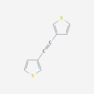 molecular formula C10H6S2 B12560402 Thiophene, 3,3'-(1,2-ethynediyl)bis- CAS No. 197957-65-6