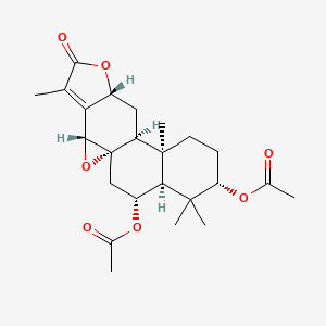 molecular formula C24H32O7 B1256051 Gelomulide G 
