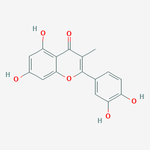 molecular formula C16H12O6 B1256075 3-Methyl-3',4',5,7-tetrahydroxyflavone 