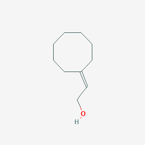 molecular formula C10H18O B12560811 2-Cyclooctylideneethan-1-ol CAS No. 174229-46-0
