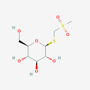 molecular formula C8H16O7S2 B1256095 Afrostyraxthioside B 