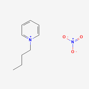 molecular formula C9H14N2O3 B12560984 Pyridinium, 1-butyl-, nitrate CAS No. 203389-24-6