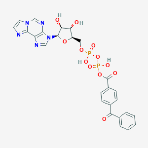 molecular formula C26H23N5O12P2 B012561 Bz(2)Epsilon ADP CAS No. 110682-84-3