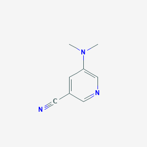 molecular formula C8H9N3 B125610 5-(Dimethylamino)nicotinonitrile CAS No. 152803-14-0