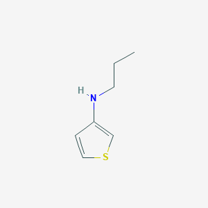 molecular formula C7H11NS B12561003 N-Propylthiophen-3-amine CAS No. 143650-35-5