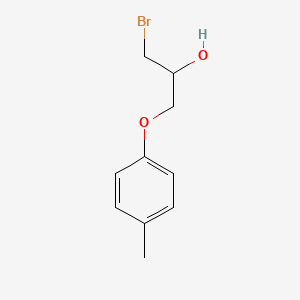 molecular formula C10H13BrO2 B12561064 1-Bromo-3-(4-methylphenoxy)propan-2-ol CAS No. 155262-35-4