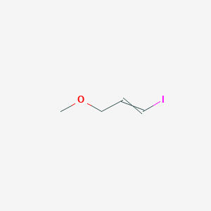 molecular formula C4H7IO B12561113 1-Iodo-3-methoxyprop-1-ene CAS No. 199334-24-2