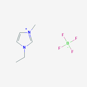molecular formula C6H11BF4N2 B125613 1-Ethyl-3-methylimidazolium tetrafluoroborate CAS No. 143314-16-3