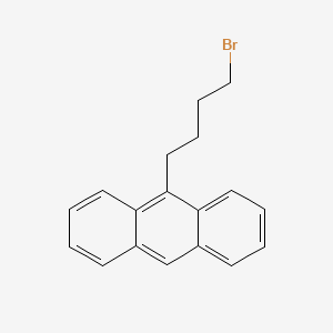 molecular formula C18H17Br B12561407 9-(4-Bromobutyl)anthracene CAS No. 155827-12-6