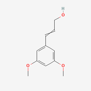 molecular formula C11H14O3 B12561503 3-(3,5-Dimethoxyphenyl)prop-2-en-1-ol CAS No. 147663-61-4