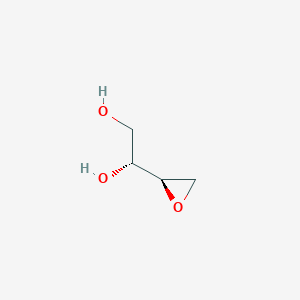 molecular formula C4H8O3 B12561602 (R)-2-[(R)-Oxiranyl]-1,2-ethanediol CAS No. 184845-13-4