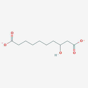 molecular formula C10H16O5-2 B1256171 3-Hydroxydecanedioate 
