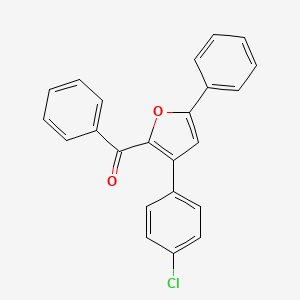 molecular formula C23H15ClO2 B12561856 [3-(4-Chlorophenyl)-5-phenylfuran-2-yl](phenyl)methanone CAS No. 202586-68-3