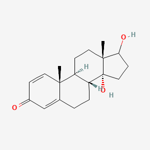 (8R,9S,10R,13R,14R)-14,17-dihydroxy-10,13-dimethyl-7,8,9,11,12,15,16,17-octahydro-6H-cyclopenta[a]phenanthren-3-one