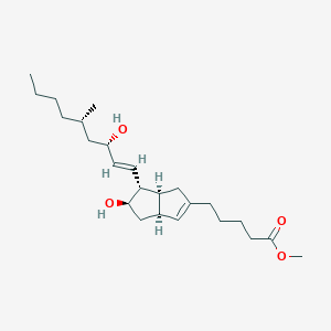 methyl 5-[(3aS,5R,6R,6aS)-5-hydroxy-6-[(E,3S,5S)-3-hydroxy-5-methylnon-1-enyl]-1,3a,4,5,6,6a-hexahydropentalen-2-yl]pentanoate