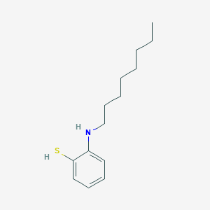molecular formula C14H23NS B12562018 2-(Octylamino)benzene-1-thiol CAS No. 147838-34-4
