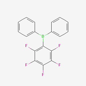molecular formula C18H10BF5 B12562175 (Pentafluorophenyl)(diphenyl)borane CAS No. 154735-10-1